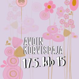 Avoin korvispaja 17.5.2025 klo 15