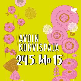 Avoin korvispaja 24.5.2025 klo 15