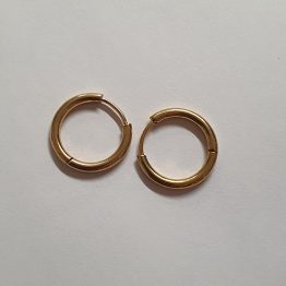 Teräsrengas, paksu | kullanvärinen
