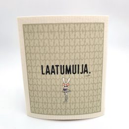 Tyypit piirtää ja suunnittelee iloa sun elämään! Laadukasta suomalaista muotoilua jo vuodesta 2015. Tyyppien tiskirätissä eli sieniliinassa tutut Voimalauseet tuo asennetta myös keittiöön. Näitä tiskirättejä ei tarvi piilottaa! Ne tuo iloa arkeen - ja kun huuhtelet ja laitat rätin kuivumaan aina käytön jälkeen, se pysyy siistinä useita kuukausia!
