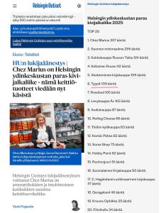 Helsingin Uutiset | Ydinkeskustan paras kivijalkaliike 2025 © Tyypit